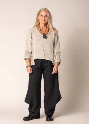 Marisol Linen Top in Latte
