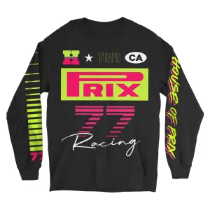 Max Velocity Long Sleeve Tee in Mid Night Black
