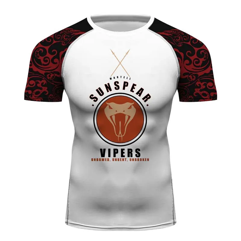 Men Compression Jiu Jitsu Base Layer Rash Guards Fitness Gym Tee Tops for MMA BJJ Wrestling
