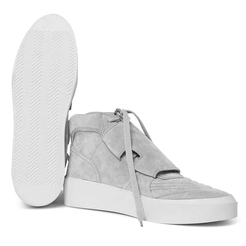 Men  Hook Loop High Top Thick Platform Sneakers
