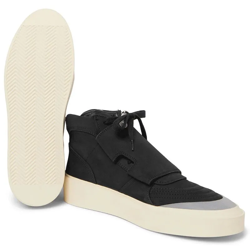 Men  Hook Loop High Top Thick Platform Sneakers