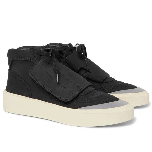 Men  Hook Loop High Top Thick Platform Sneakers