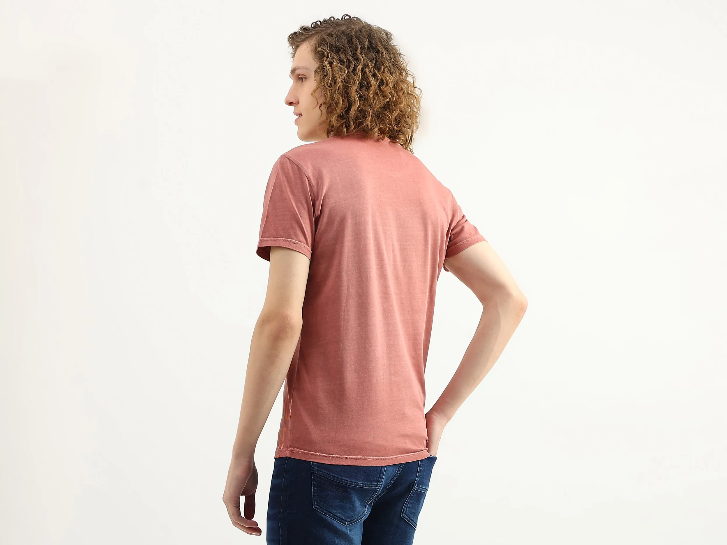 Men Printed Round Neck T-Shirt