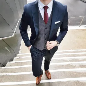 Men's Business 3 Piece Suit Up To 6XL