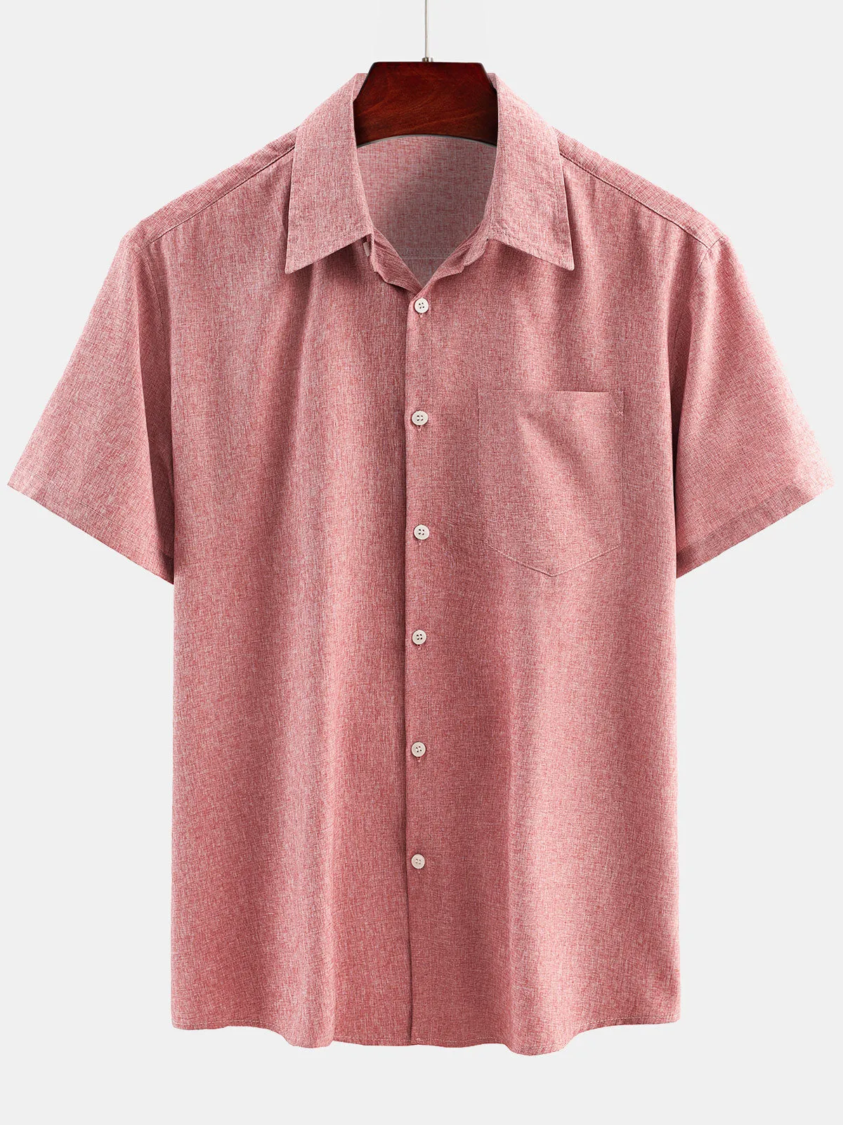 Men's Casual Button Up Pocket Short Sleeve Summer Beach Hawaiian Shirt