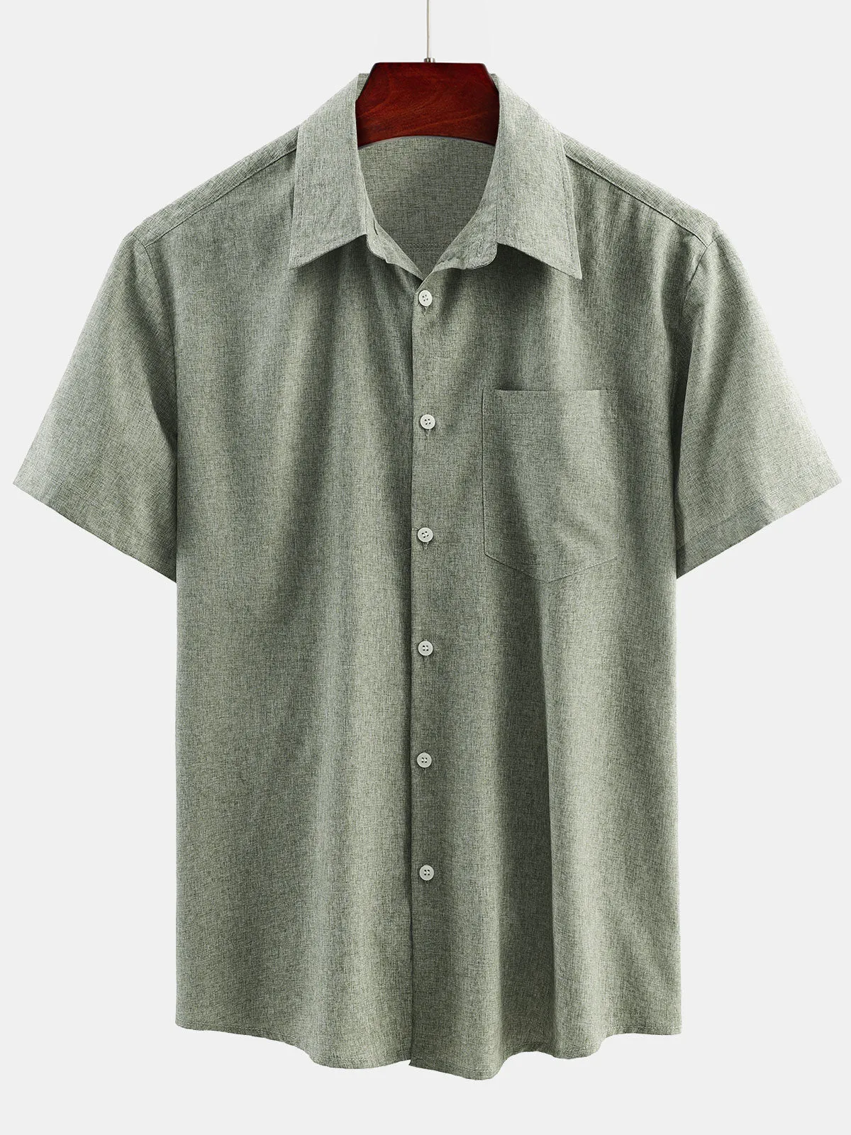 Men's Casual Button Up Pocket Short Sleeve Summer Beach Hawaiian Shirt