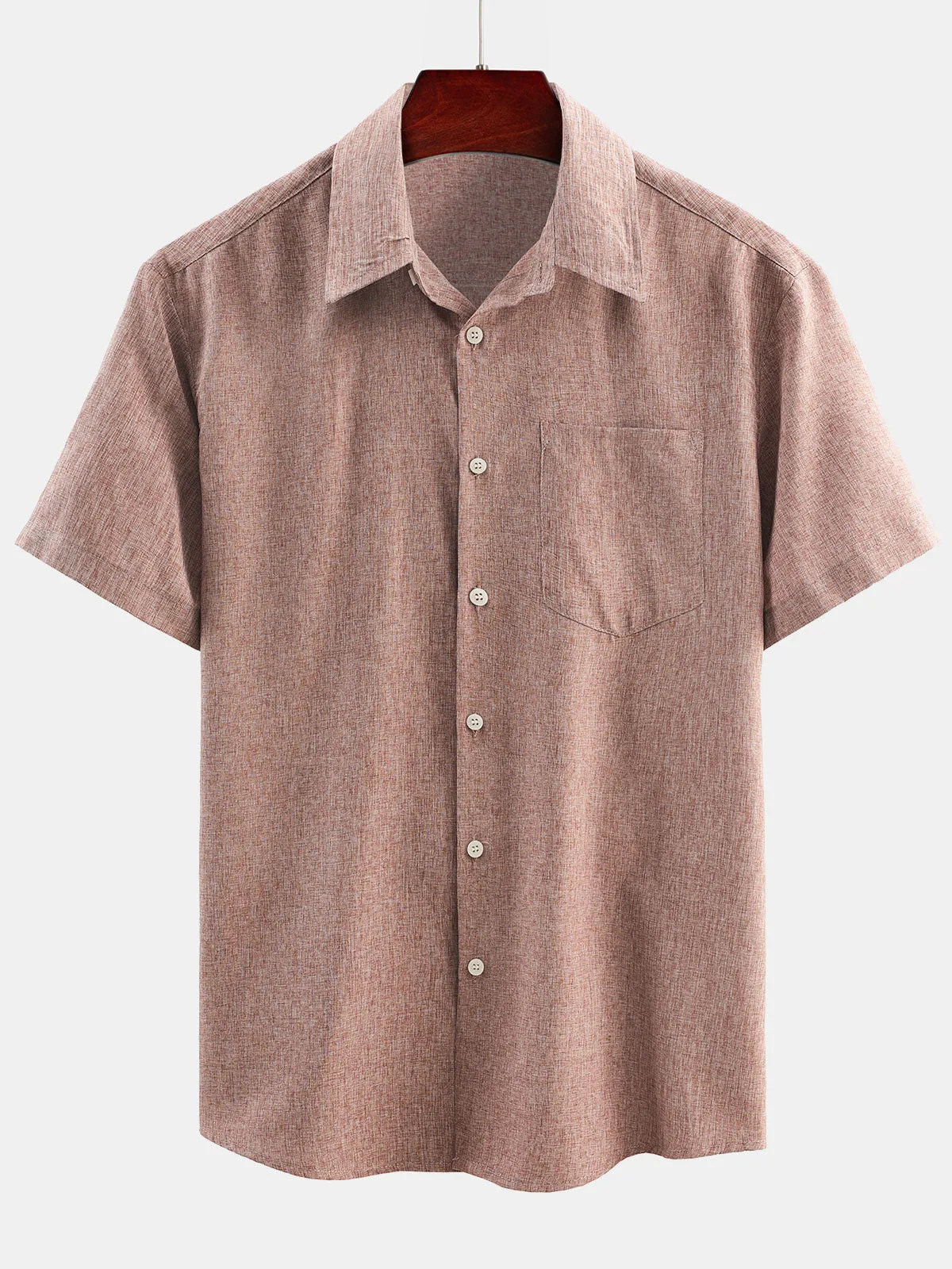 Men's Casual Button Up Pocket Short Sleeve Summer Beach Hawaiian Shirt