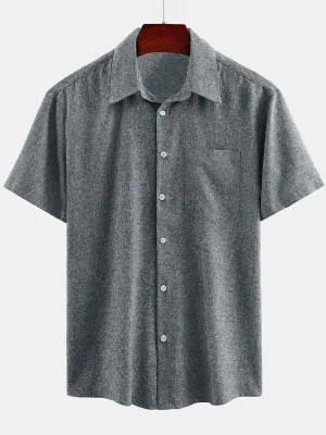 Men's Casual Button Up Pocket Short Sleeve Summer Beach Hawaiian Shirt