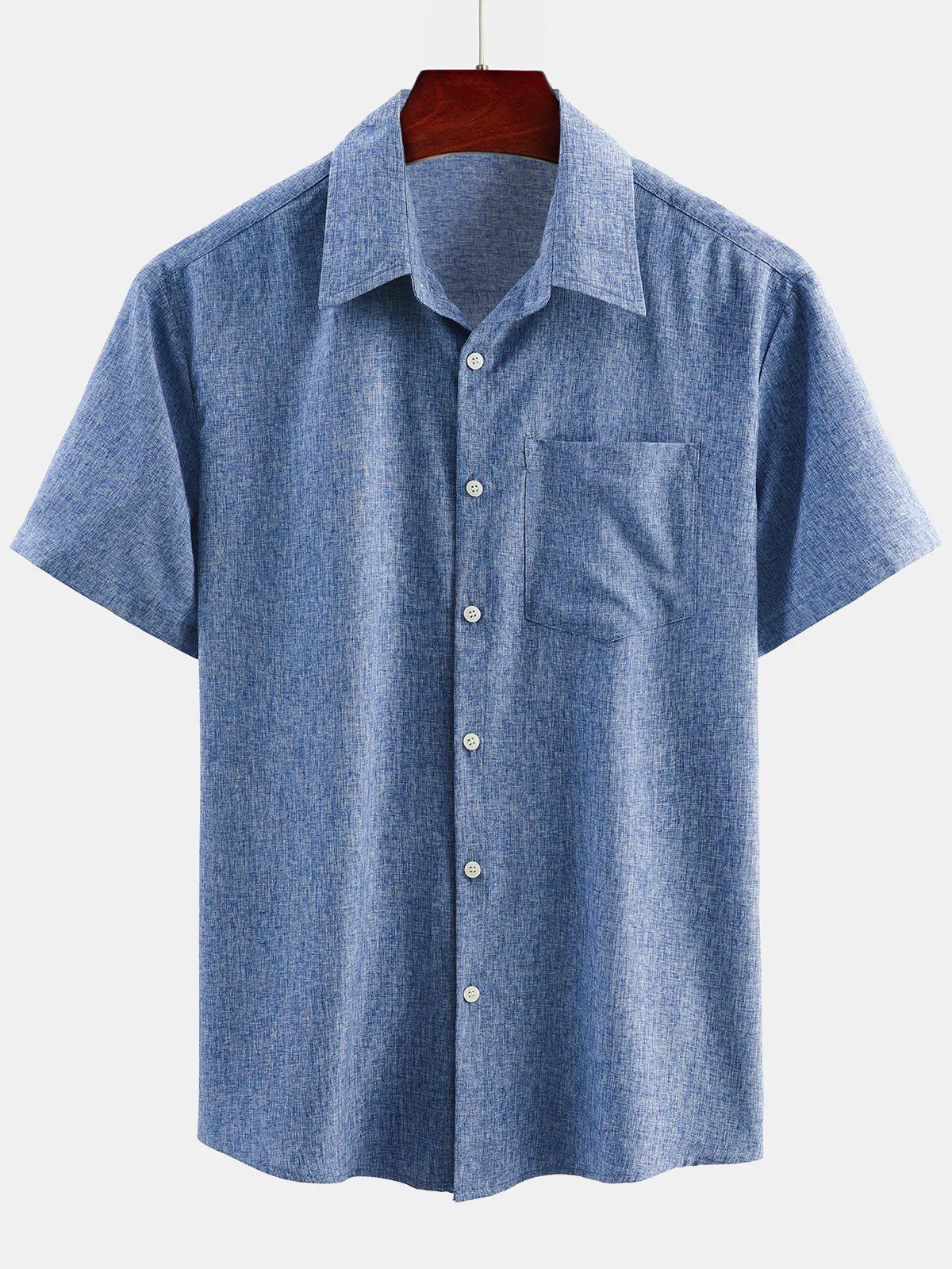 Men's Casual Button Up Pocket Short Sleeve Summer Beach Hawaiian Shirt