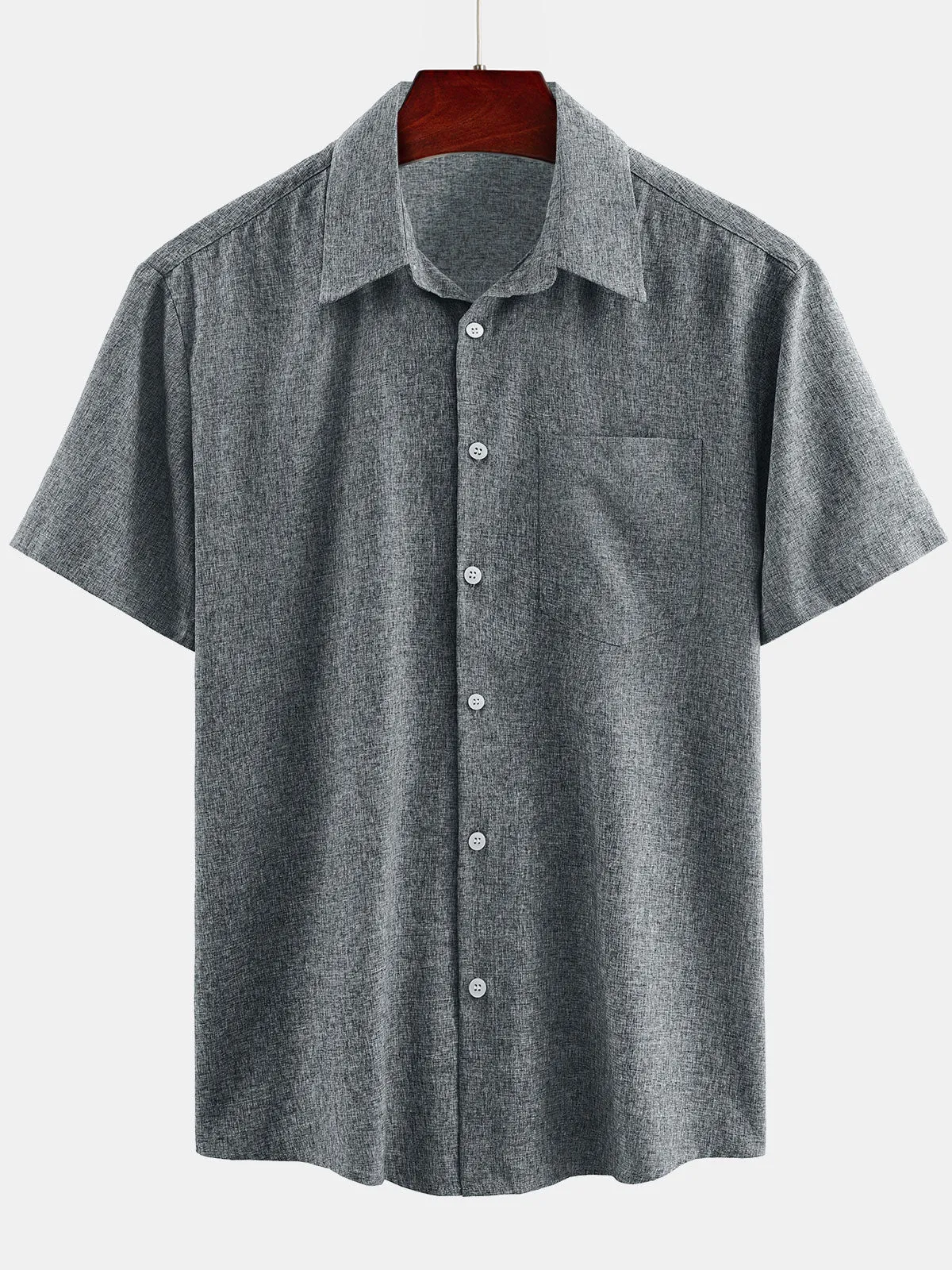 Men's Casual Button Up Pocket Short Sleeve Summer Beach Hawaiian Shirt