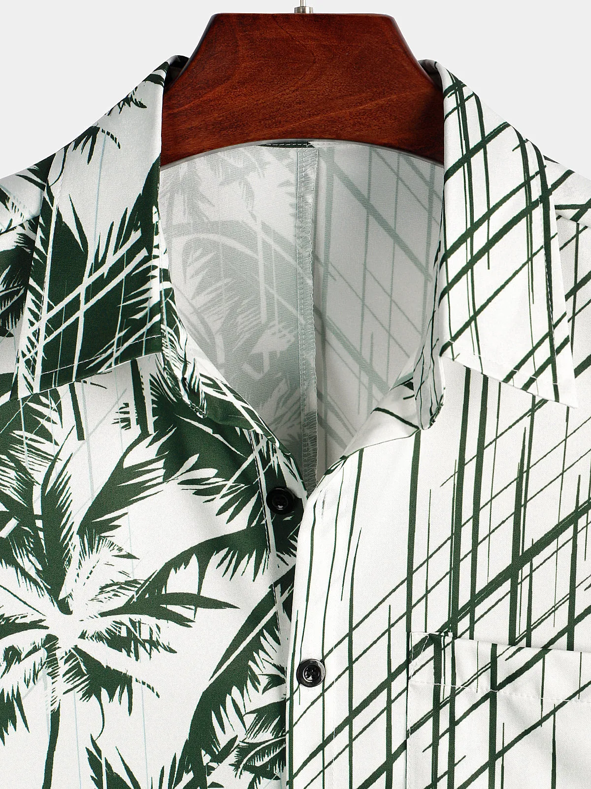 Men's Casual Summer Pocket Short Sleeve Shirt