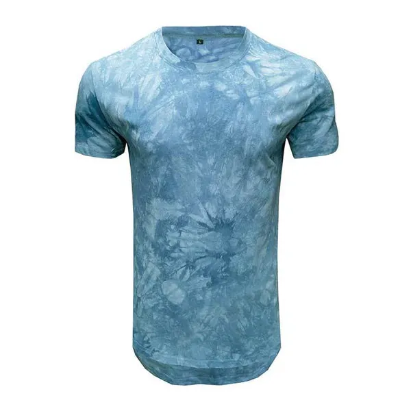 MEN'S CASUAL TIE DYE ROUND NECK SHORT SLEEVED T-SHIRT