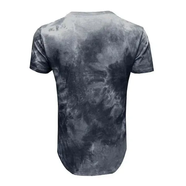 MEN'S CASUAL TIE DYE ROUND NECK SHORT SLEEVED T-SHIRT