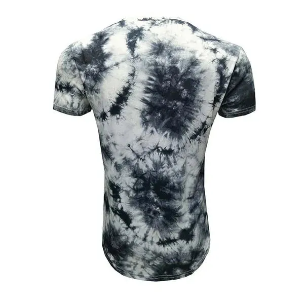 MEN'S CASUAL TIE DYE ROUND NECK SHORT SLEEVED T-SHIRT