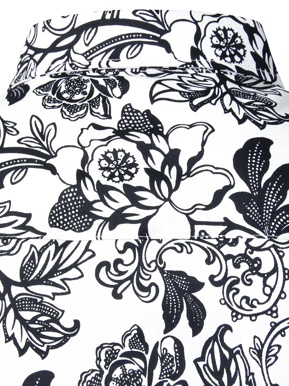 Men's Floral Long Sleeve Cotton Casual Button Down  Shirt
