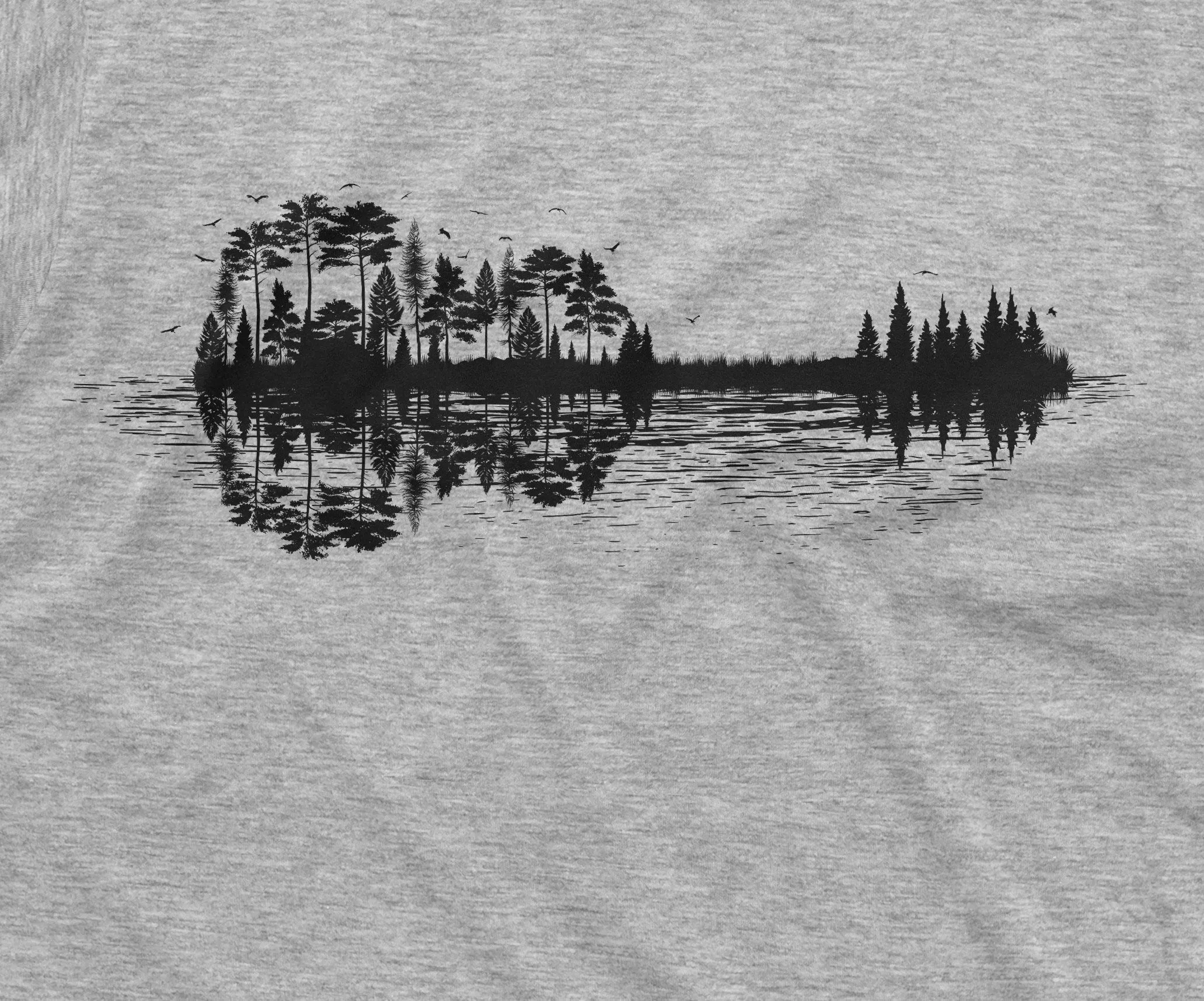 Men's Nature Guitar T-shirt Musician Music Lover band Tee Shirt Country Music Guitarist Gift Tee Shirt