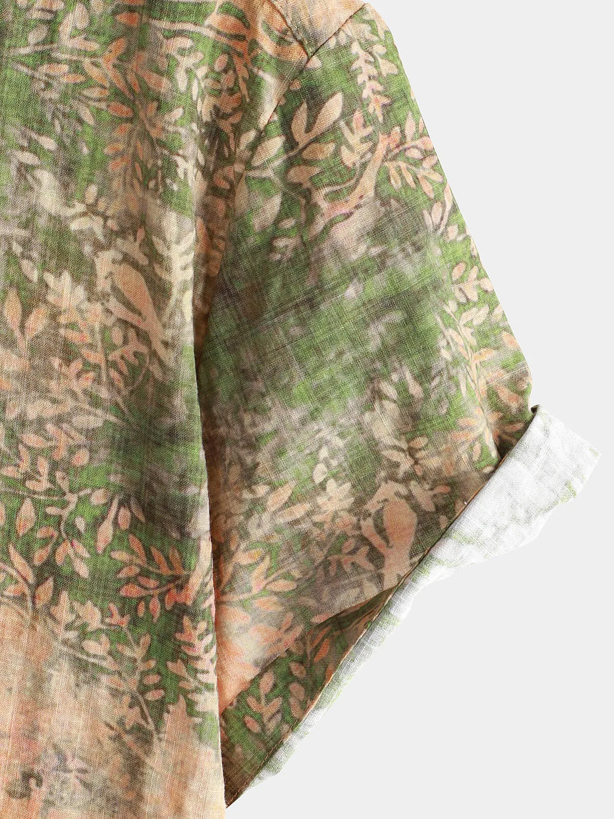 Men's Vintage Print Short Sleeve Summer Casual Shirt
