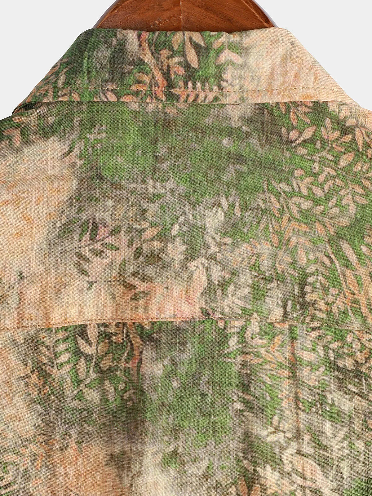 Men's Vintage Print Short Sleeve Summer Casual Shirt
