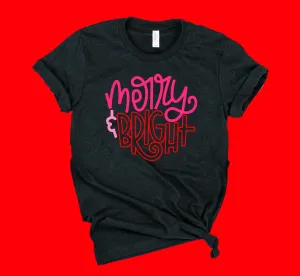 Merry And Bright Shirt | Christmas Shirt | Unisex Shirt