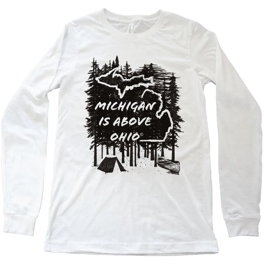 Michigan Above long sleeve tee