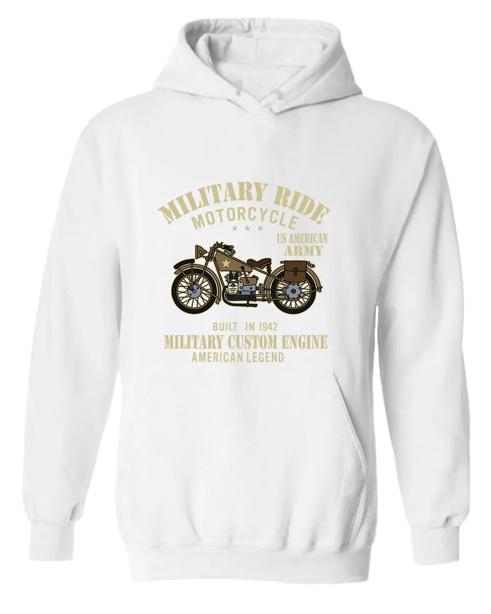 Military custom engine American legend hoodie