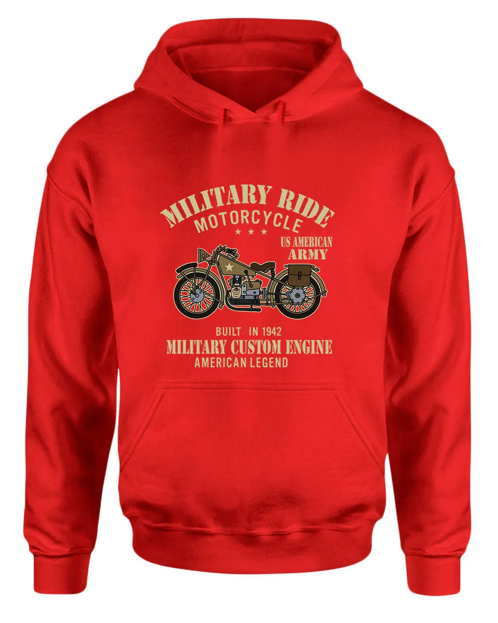 Military custom engine American legend hoodie