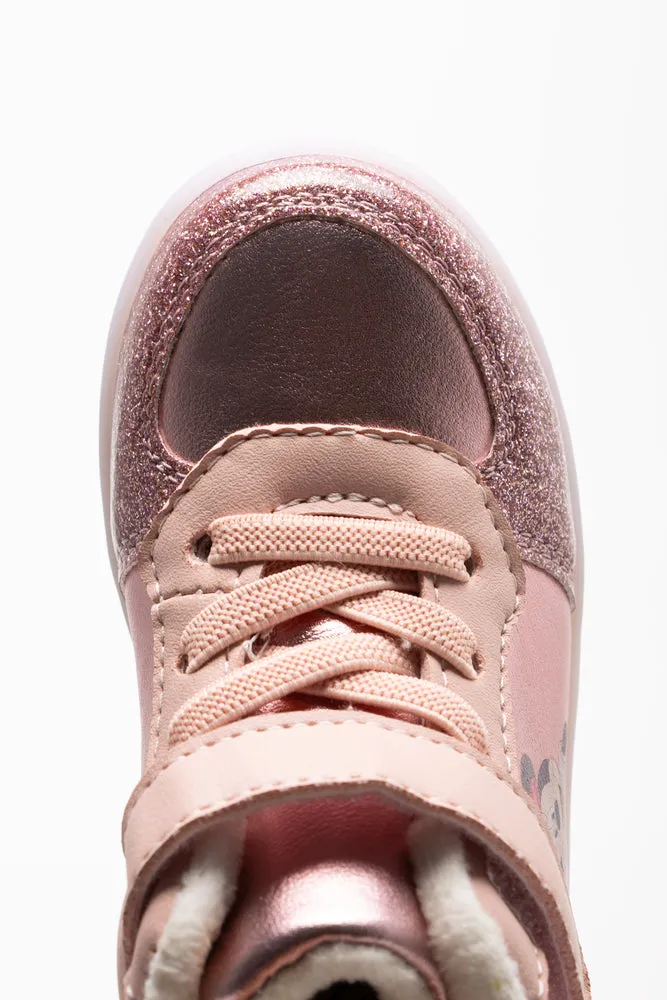 Minnie Mouse Light Up High Top Sneakers Pink