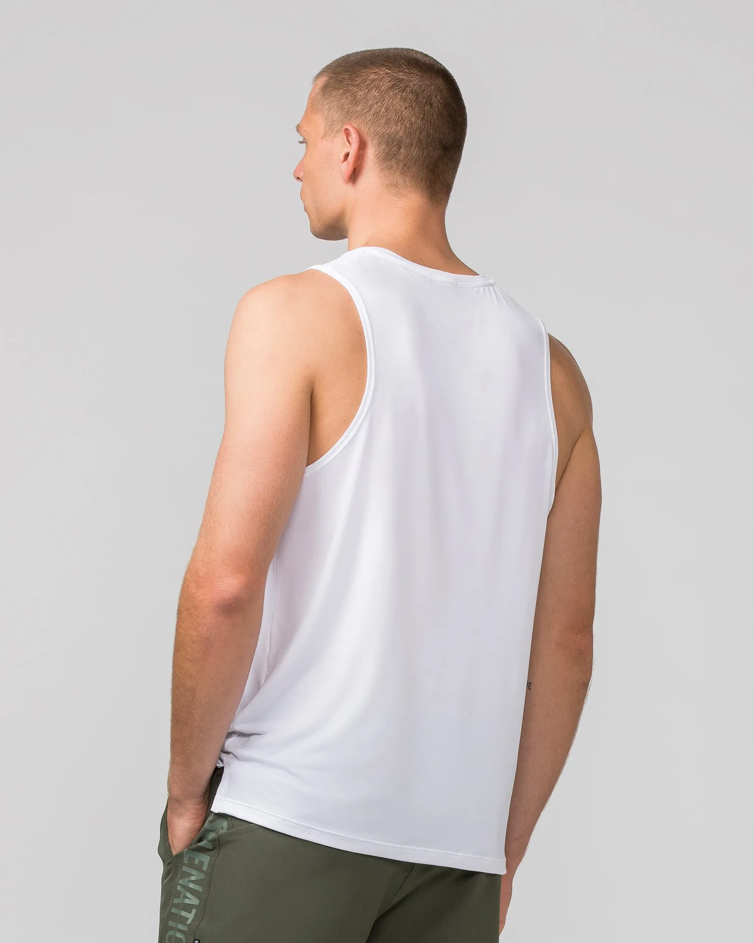 MN Active Running Tank - White
