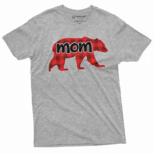 Mom T-shirt Mother Bear With Pijamas Mother's Day Mama Tee shirt