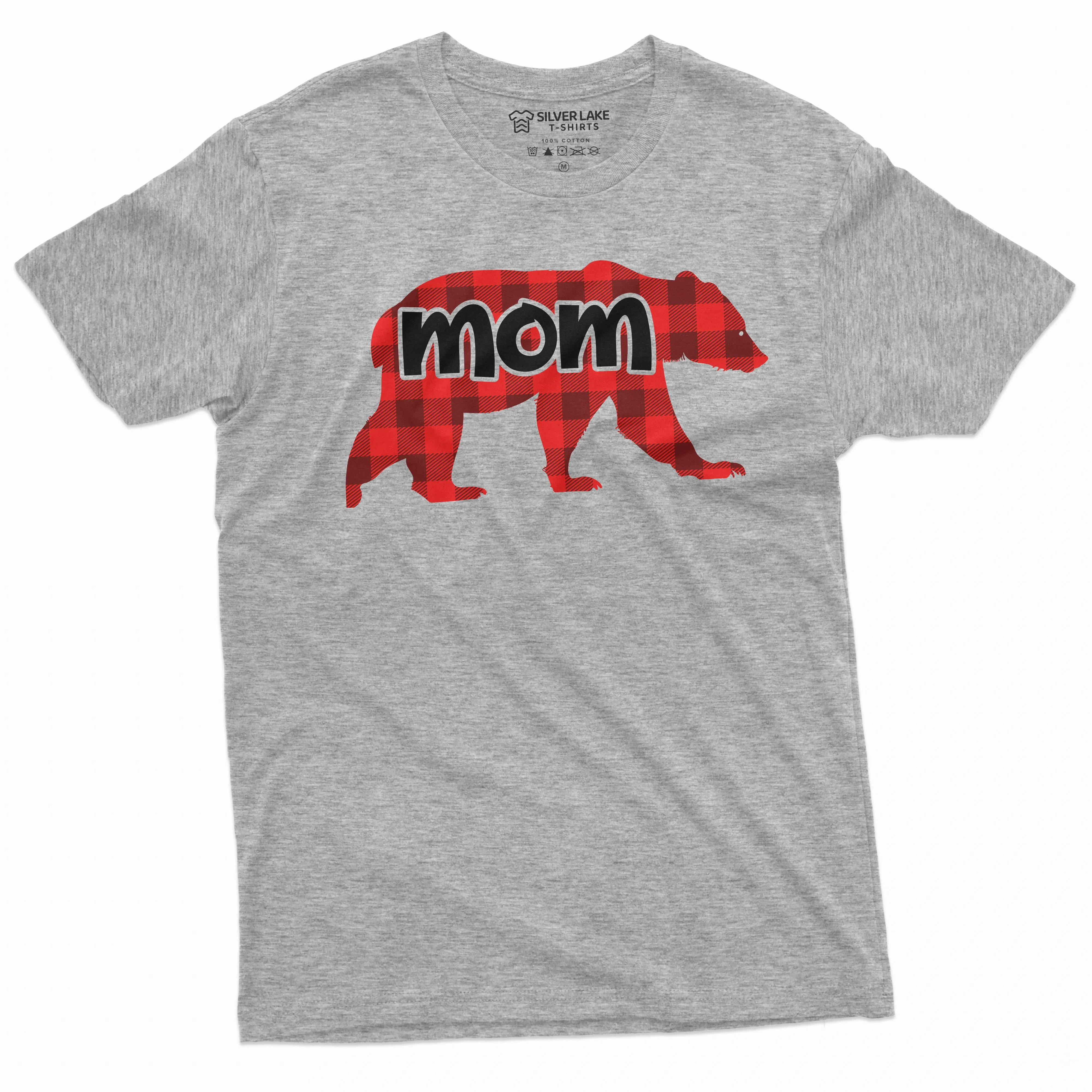 Mom T-shirt Mother Bear With Pijamas Mother's Day Mama Tee shirt