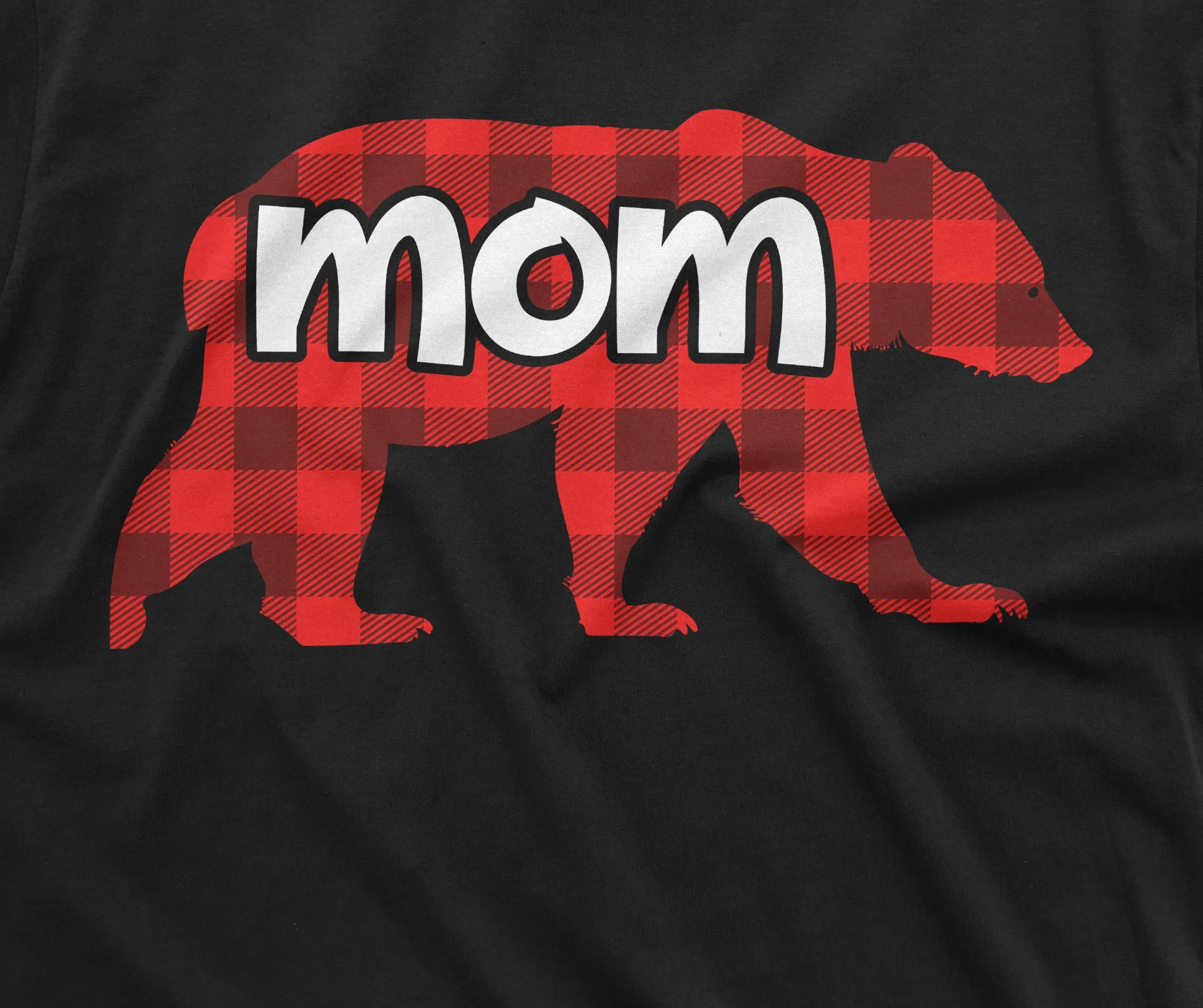Mom T-shirt Mother Bear With Pijamas Mother's Day Mama Tee shirt