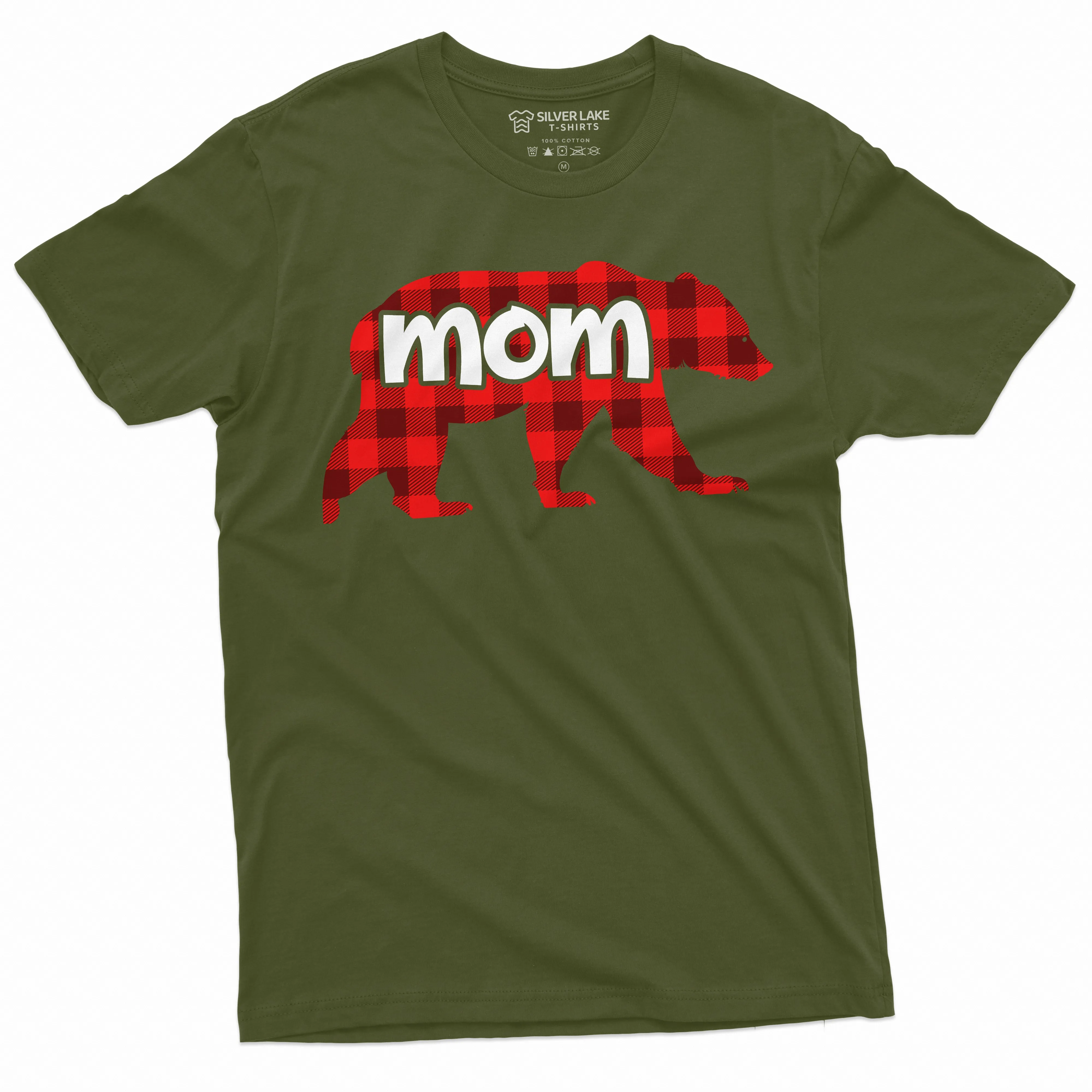 Mom T-shirt Mother Bear With Pijamas Mother's Day Mama Tee shirt