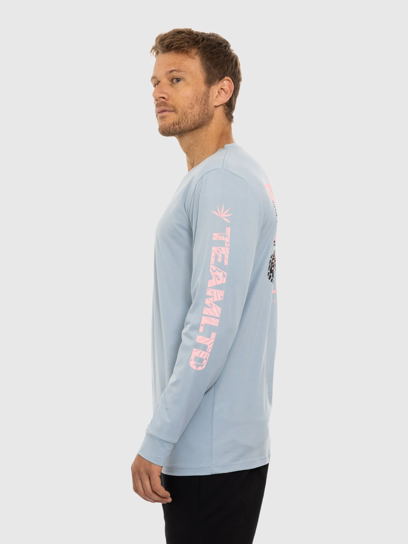 Monarch Long Sleeve Tee - Blue