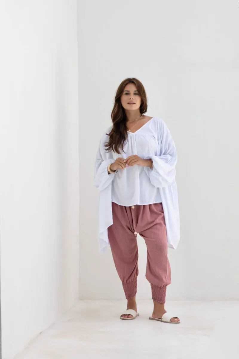 Moroccan Pant - Pink Clay