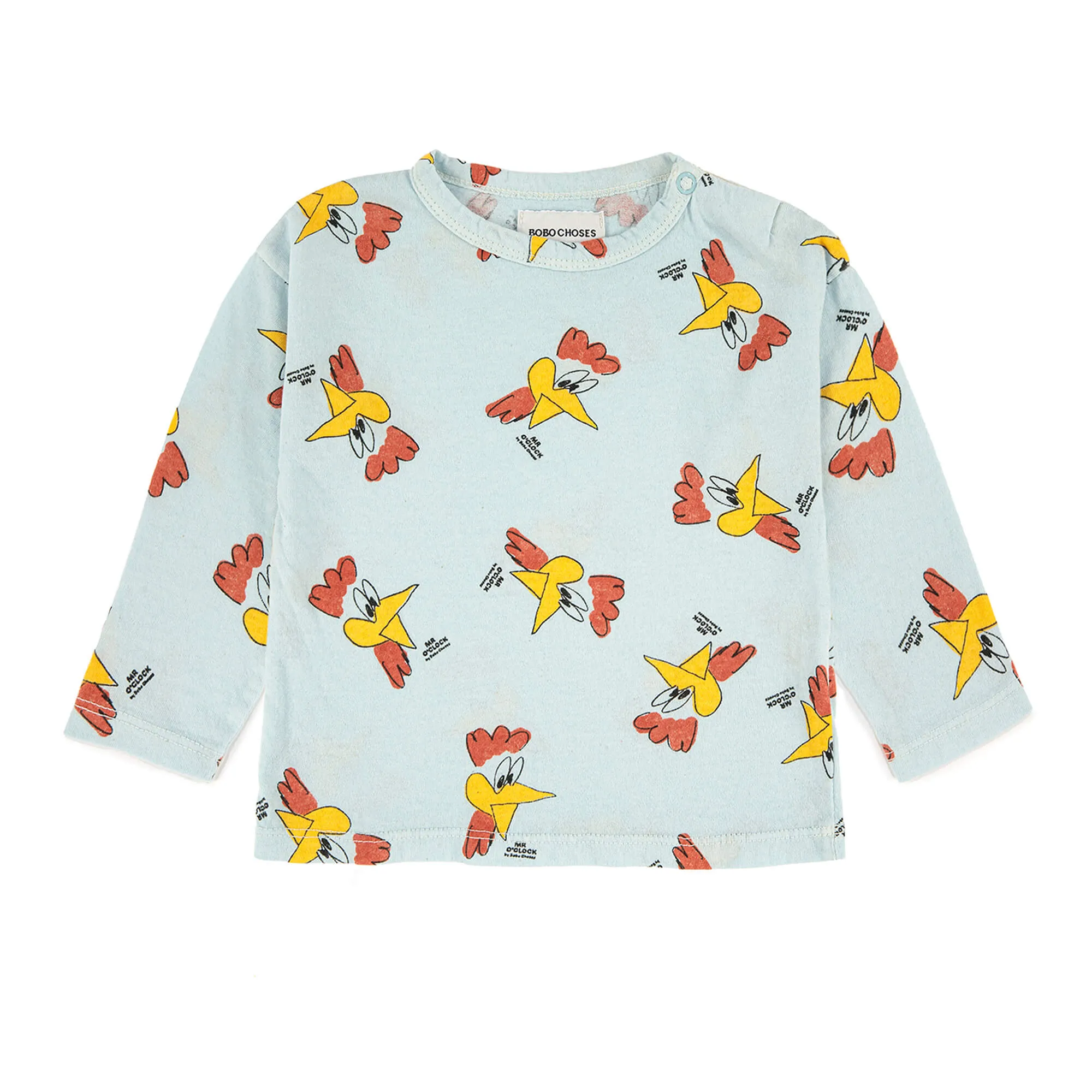 Mr. O´Clock All Over Long Sleeve T-Shirt aus 100% Bio-Baumwolle
