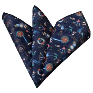 Multi Color Funky Style Mens Pocket Square - Premium Silk Handkerchiefs for Suits