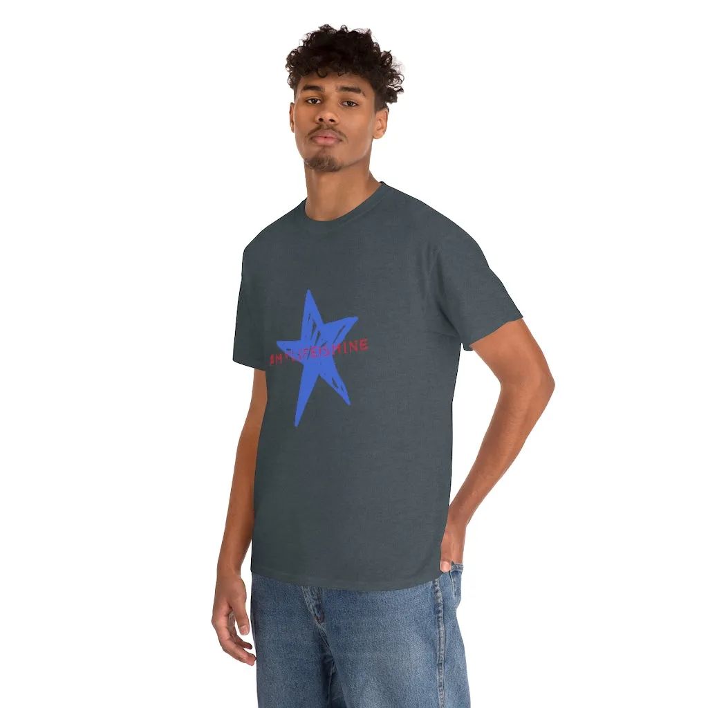My life is mine Tシャツ（ブルー星）ユニセックス男女兼用