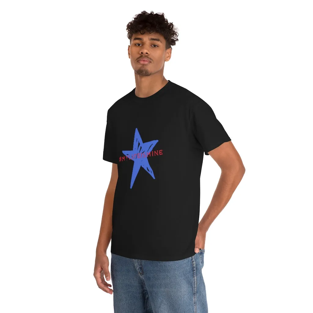 My life is mine Tシャツ（ブルー星）ユニセックス男女兼用