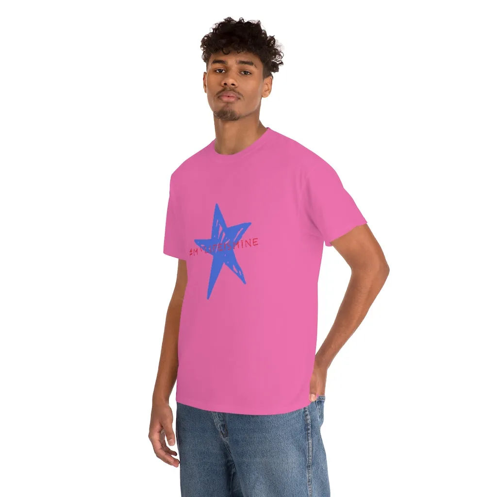 My life is mine Tシャツ（ブルー星）ユニセックス男女兼用