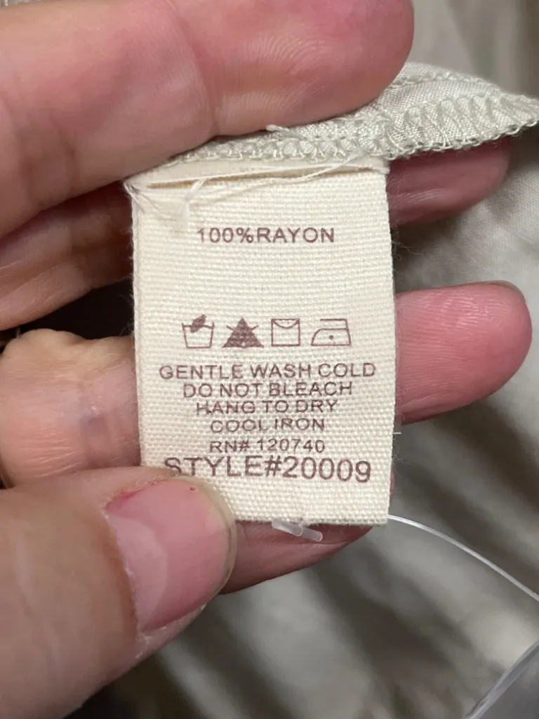 MYSTREE RAW HEM BUTTON UP