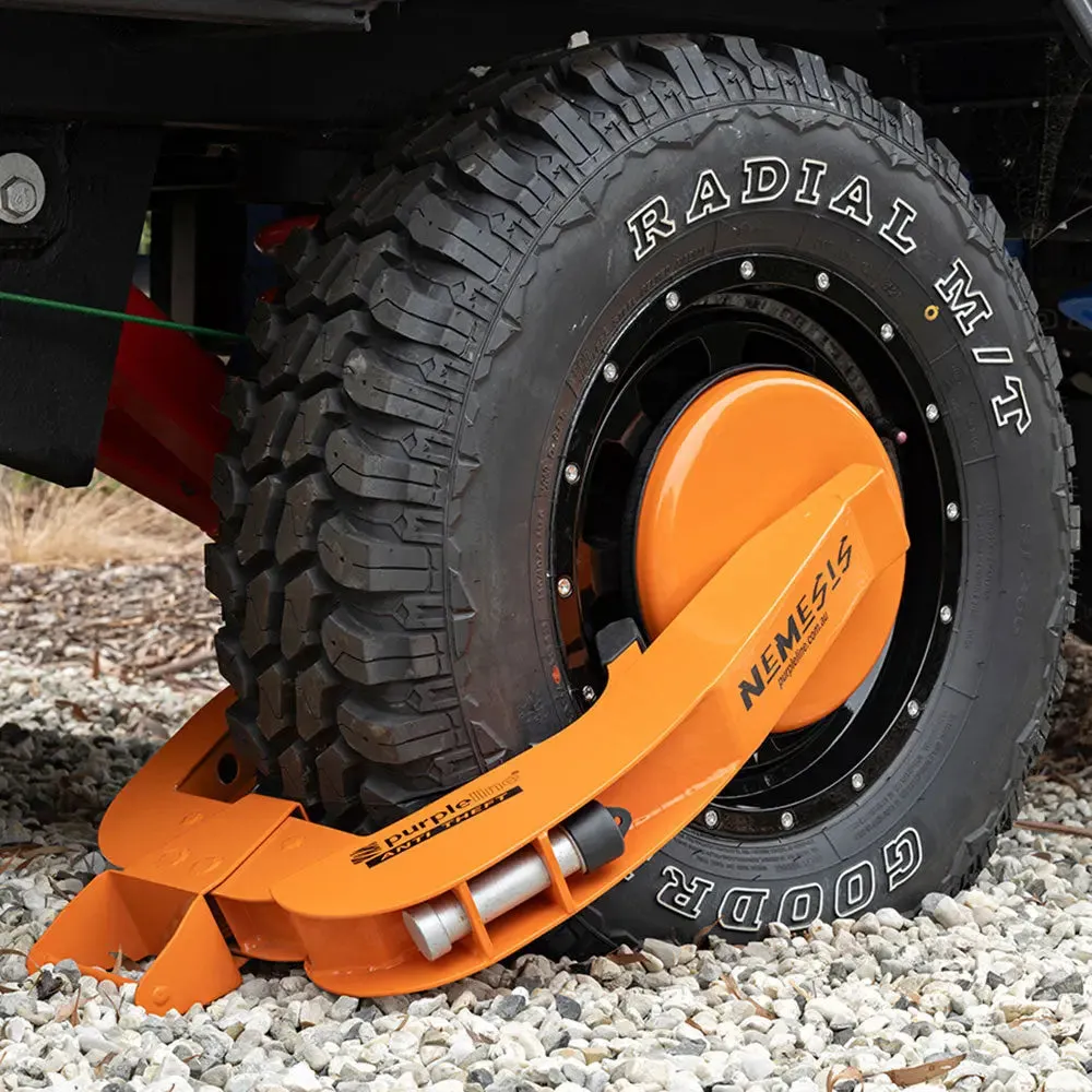 Nemesis Wheel Clamp Suits on and Off Road Tyres Up to 275mm 17 inch Rims