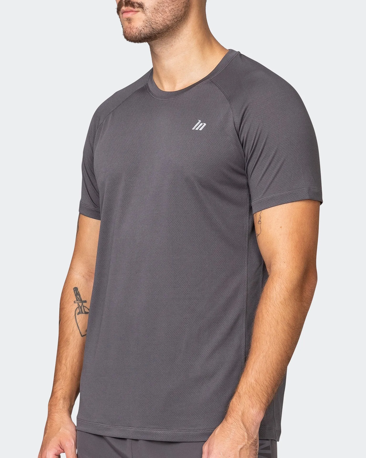 New Heights Running Tee - Alloy