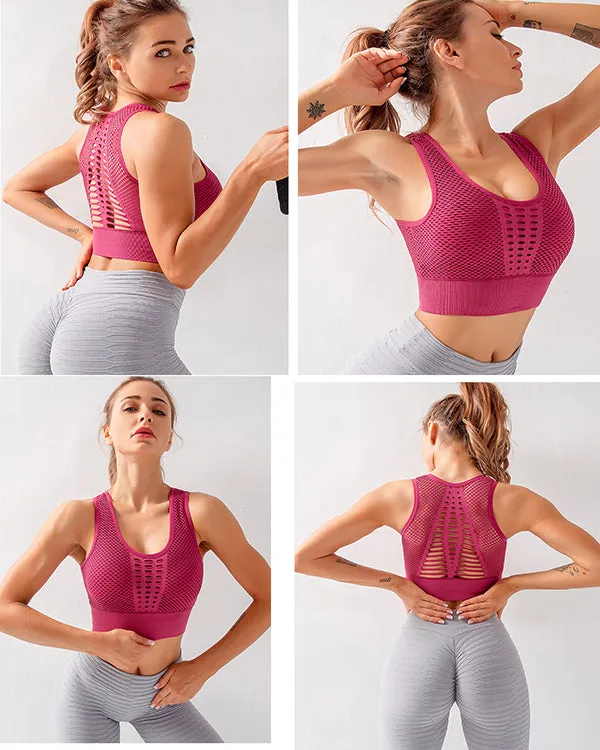 New Neckline Cut Back Sports Bras