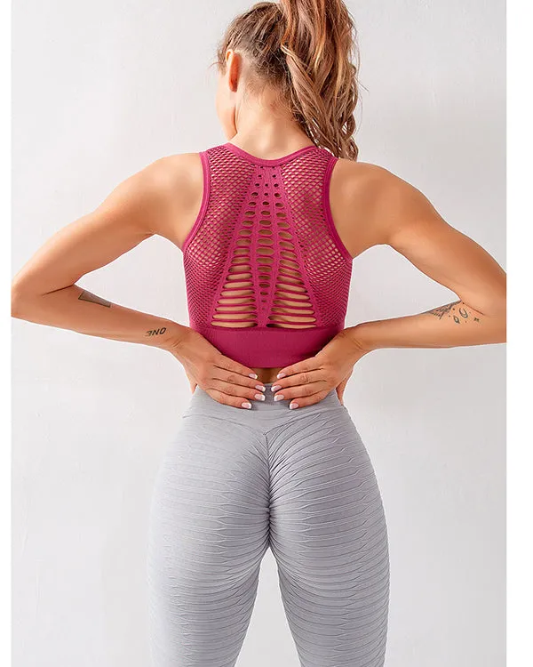 New Neckline Cut Back Sports Bras