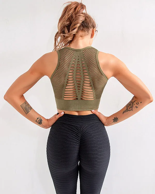New Neckline Cut Back Sports Bras