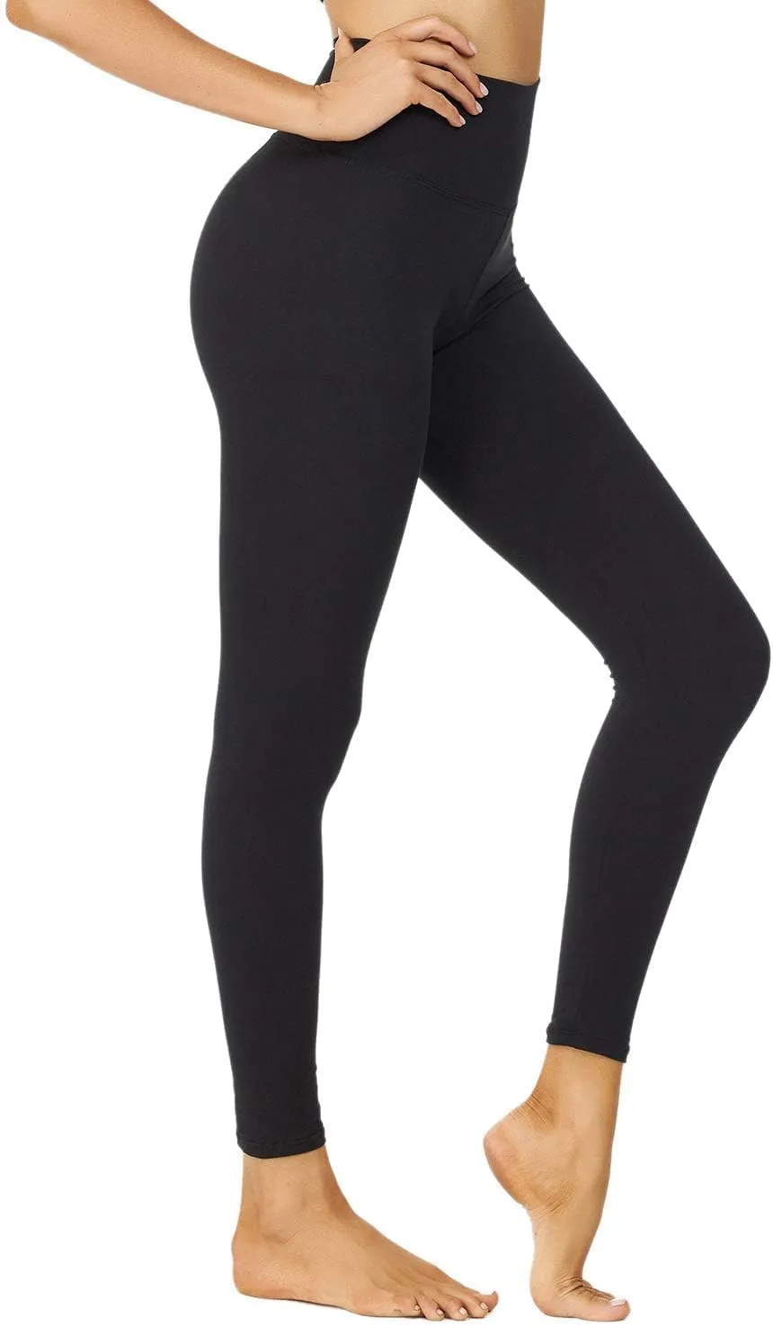 NexiEpoch Black Tummy Control Yoga Leggings