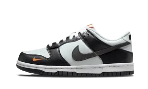 Nike Dunk Low Black Total Orange Mini Swoosh