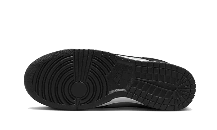 Nike Dunk Low Black Total Orange Mini Swoosh