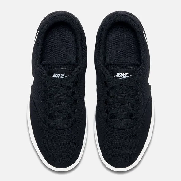 Nike SB Check Canvas Youth Shoe - Black/White