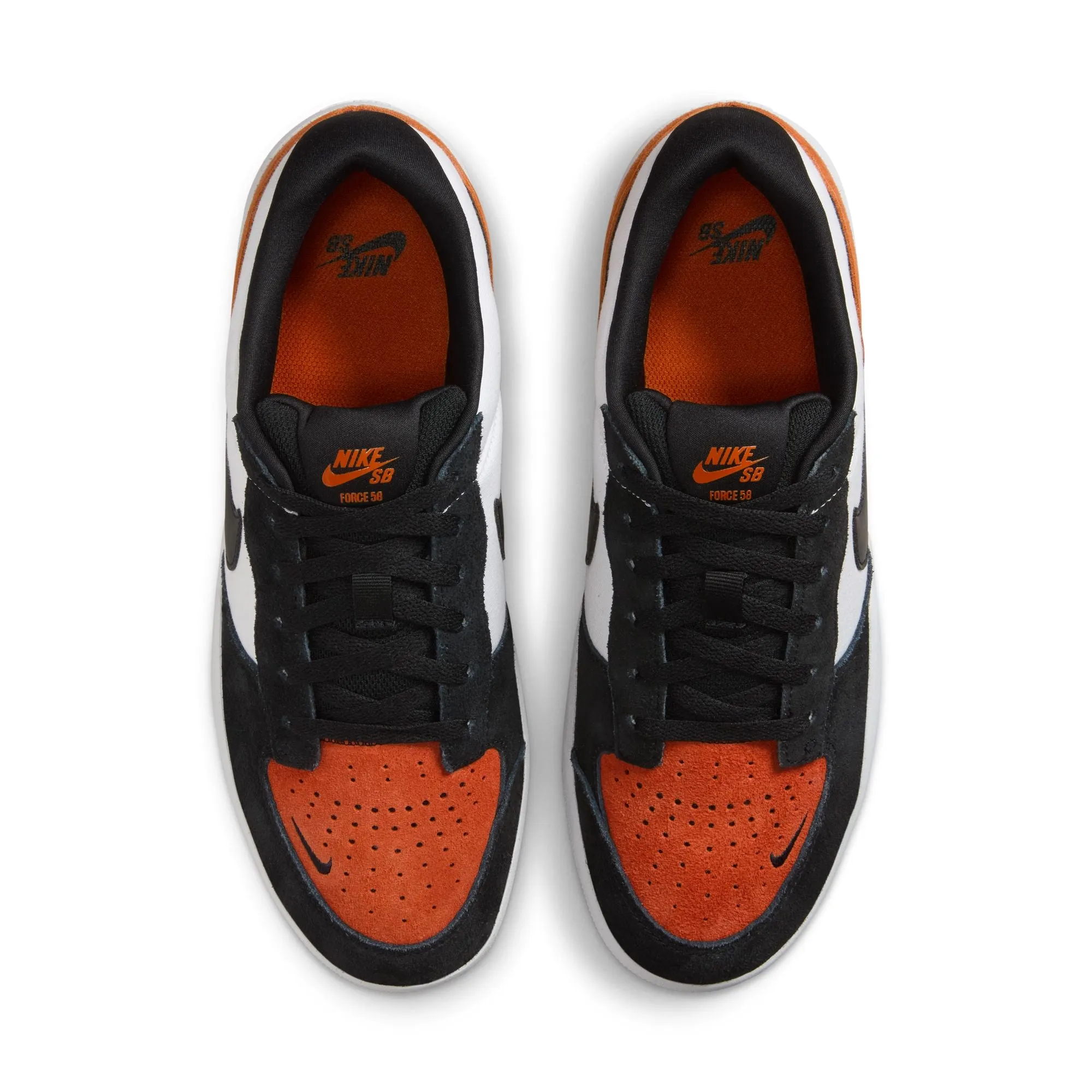 Nike SB Force 58 - White/Black-Cosmic Clay-White
